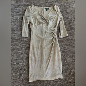 Shimmer Gold Lauren - Ralph Lauren Dress